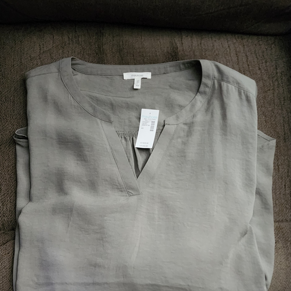 Maurices Atwood plus size 3/4 sleeve blouse NWT